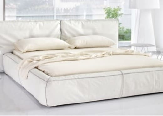 Кровать из экокожи КН-125